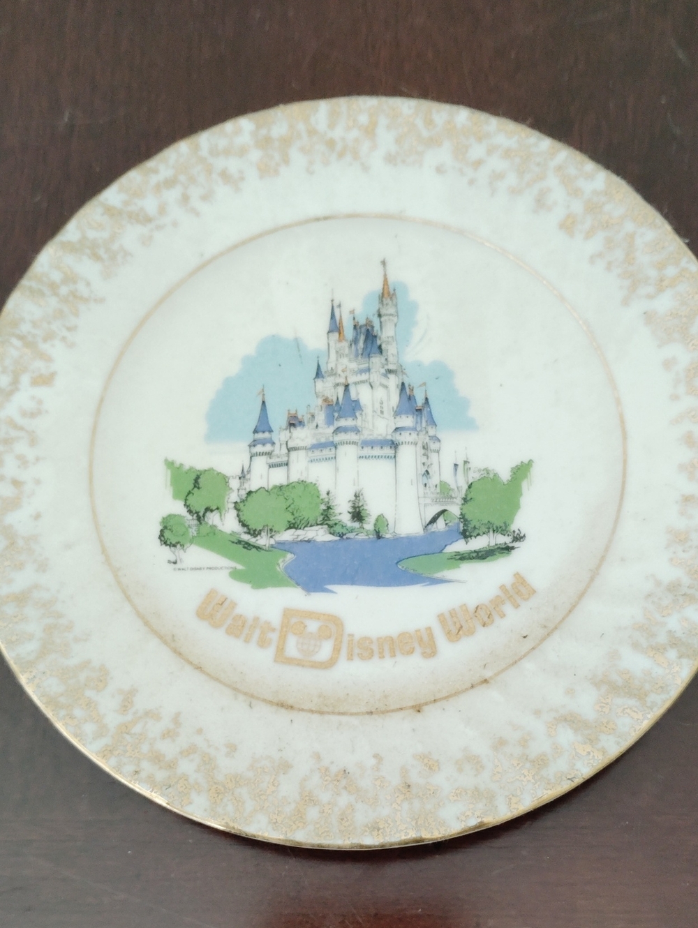 70s Vintage Collectors Walt Disney World Plate